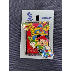 Epcot 15th Anniversary Stamp Series Disney Pin‎ China Mickey